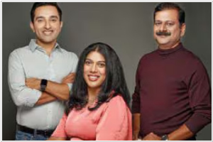 Founders: Vipin Raghavan, Priya Venkat, Arjunan PN